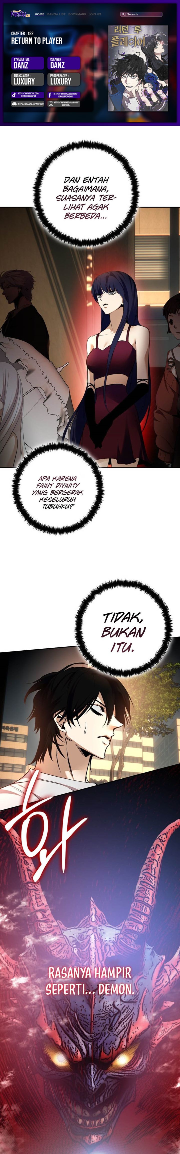 Return to Player Chapter 182 Gambar 1