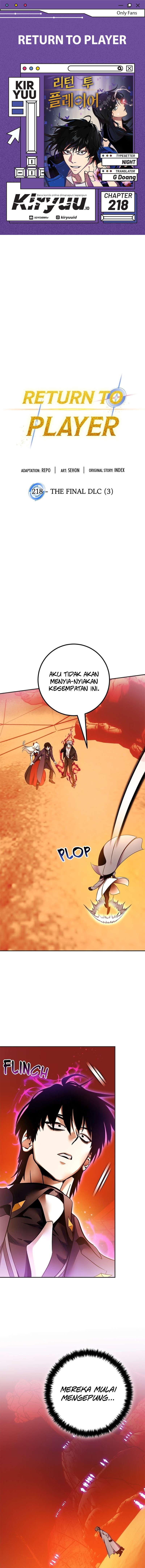 Return to Player Chapter 218 Gambar 1