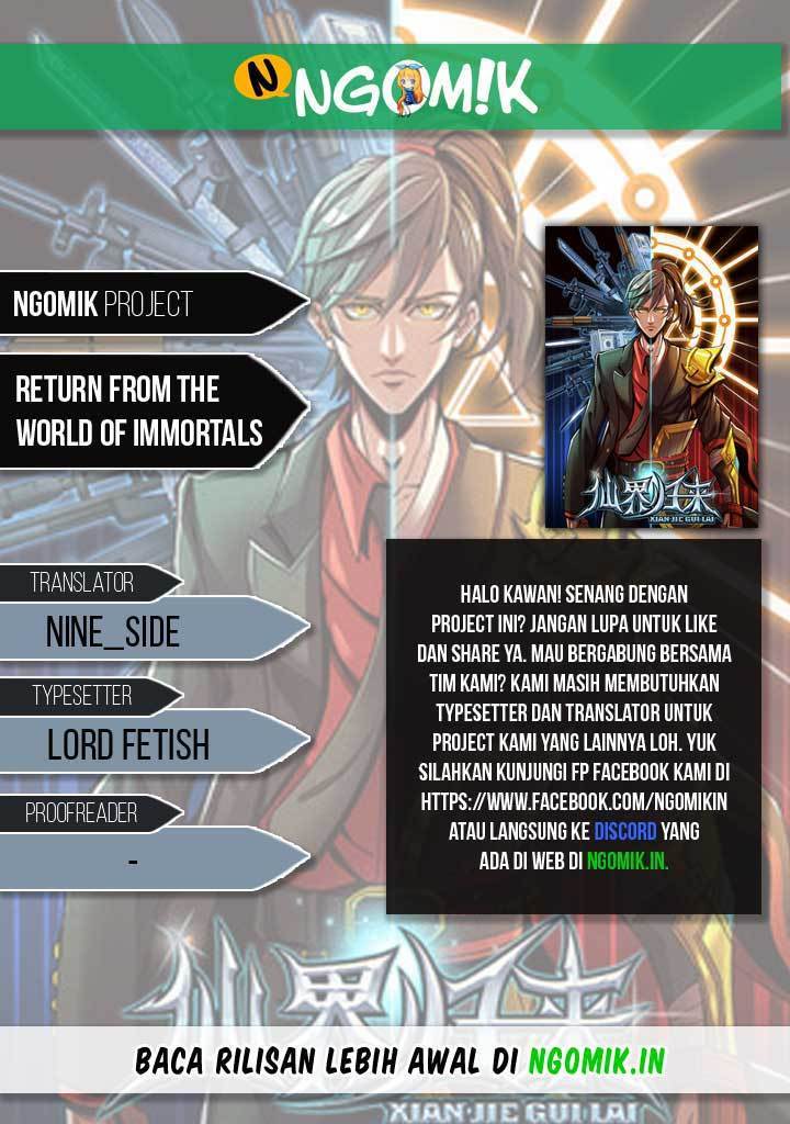 Return From the World of Immortals Chapter 29 Gambar 1
