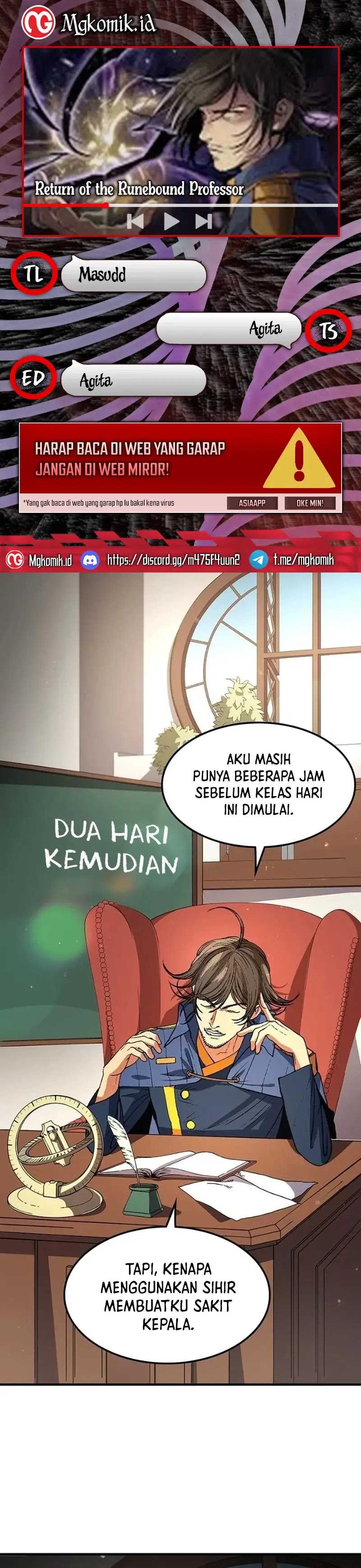 Return of the Runebound Professor Chapter 08 Gambar 1