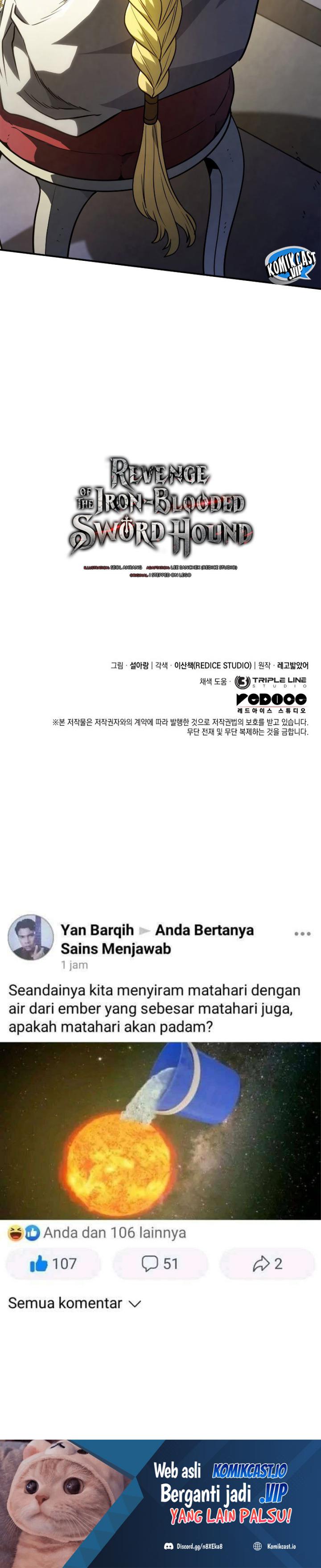 Revenge of the Iron-Blooded Sword Hound Chapter 45 Gambar 54
