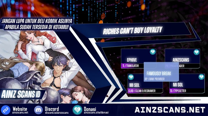 Riches Can’t Buy Loyalty Chapter 50 Gambar 1