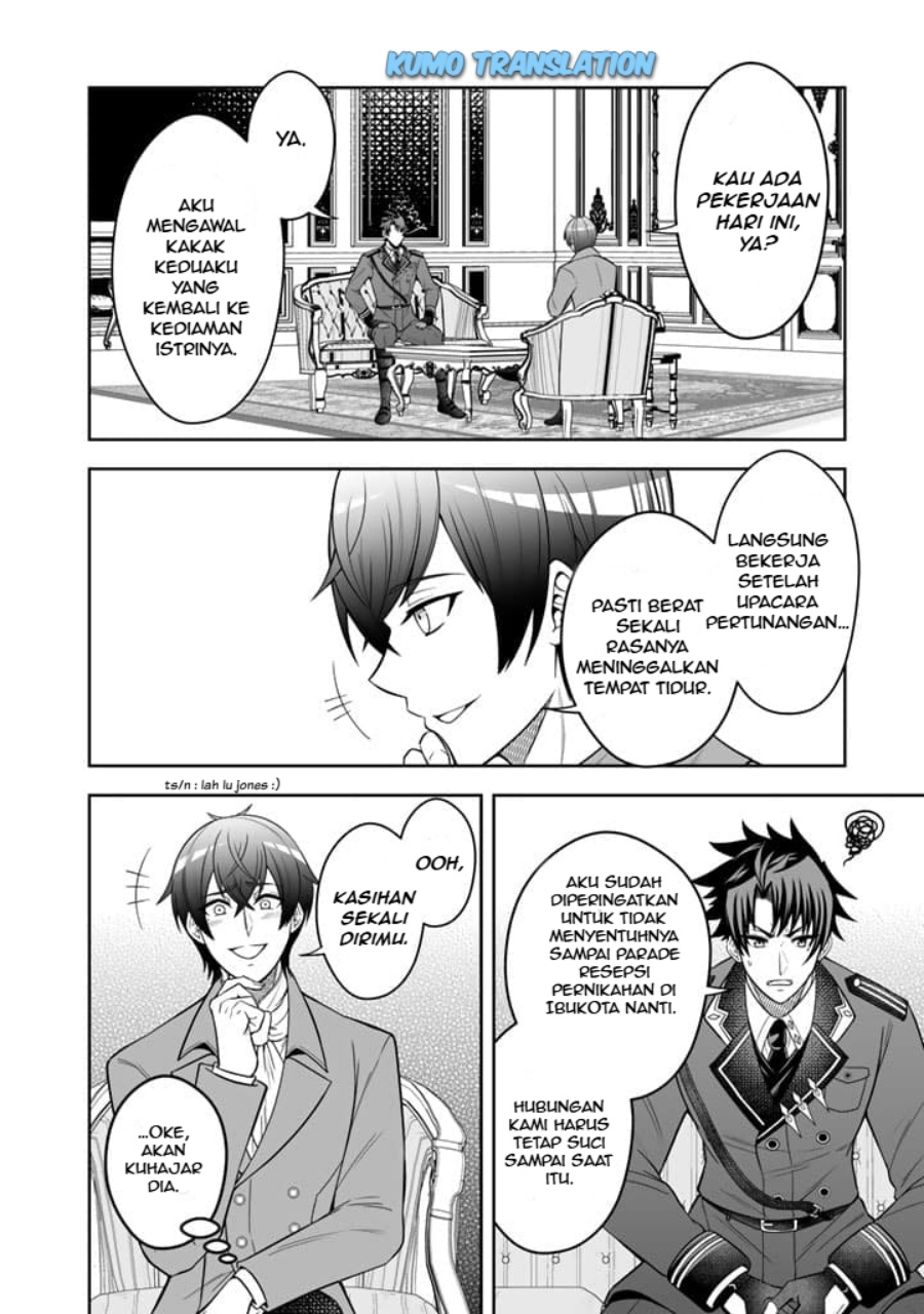 Rinkoku kara Kita Yome ga Kawaisugite Doushiyou Chapter 04.1 Gambar 9