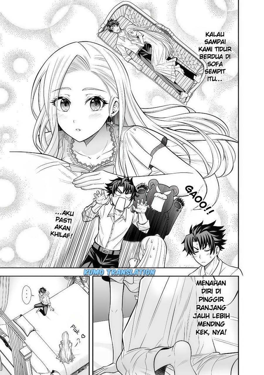 Rinkoku kara Kita Yome ga Kawaisugite Doushiyou Chapter 07.1 Gambar 8
