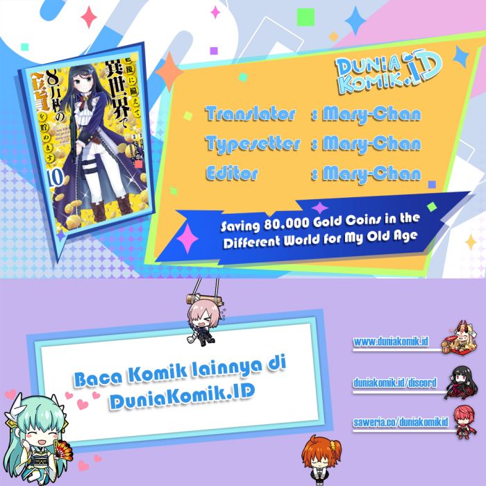 Rougo ni Sonaete Isekai de 8 man-mai no Kinka o Tamemasu Chapter 80 Gambar 1
