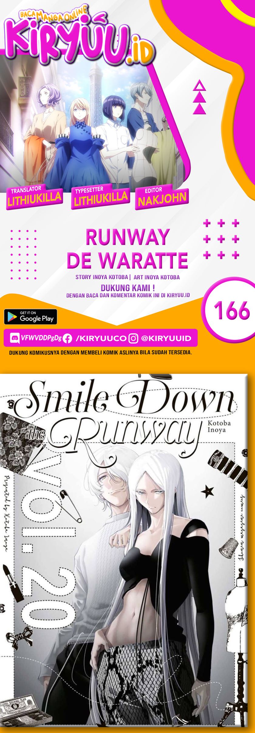 Runway de Waratte Chapter 166 Gambar 1