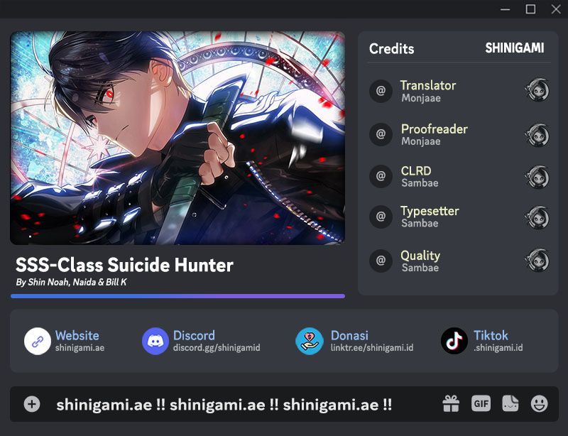 SSS-Class Suicide Hunter Chapter 115 End S3 Gambar 1