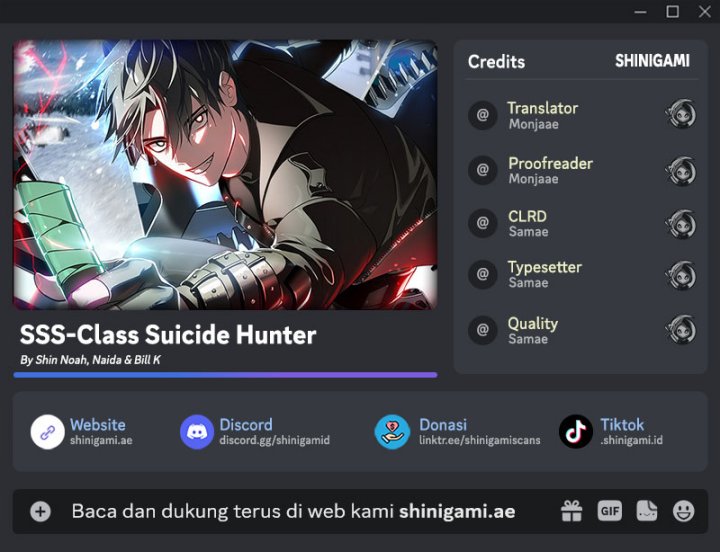 SSS-Class Suicide Hunter Chapter 121 Gambar 1