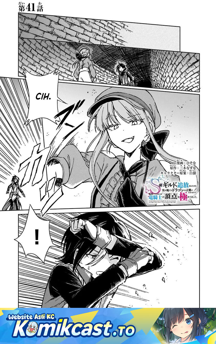 S-kyuu Guild wo Tsuihou saretakedo, Jitsu wa Ore dake Dragon no Kotoba ga Wakaru no de, Kidzuita Toki ni wa Ryuu Kishi no Chouten wo Kiwametemashita Chapter 41 Gambar 2