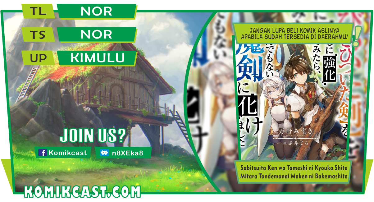 Sabitsuita Ken wo Tameshi ni Kyouka Shite Mitara, Tondemonai Maken ni Bakemashita Chapter 02 Gambar 1