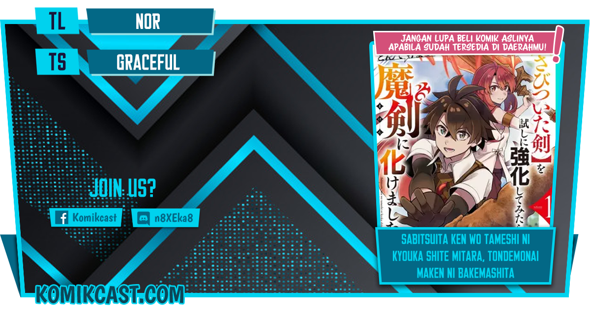 Sabitsuita Ken wo Tameshi ni Kyouka Shite Mitara, Tondemonai Maken ni Bakemashita Chapter 06 Gambar 1