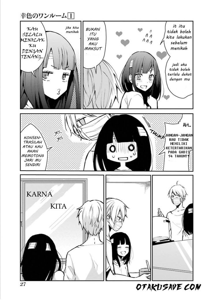 Sachi-iro no One Room Chapter 01 Gambar 28