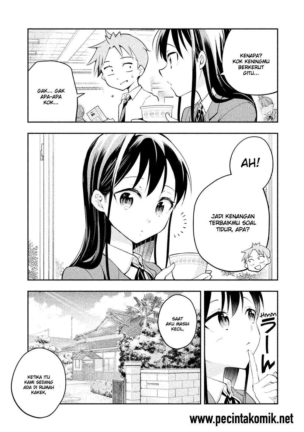 Saeki-san wa Nemutteru Chapter 14 Gambar 10
