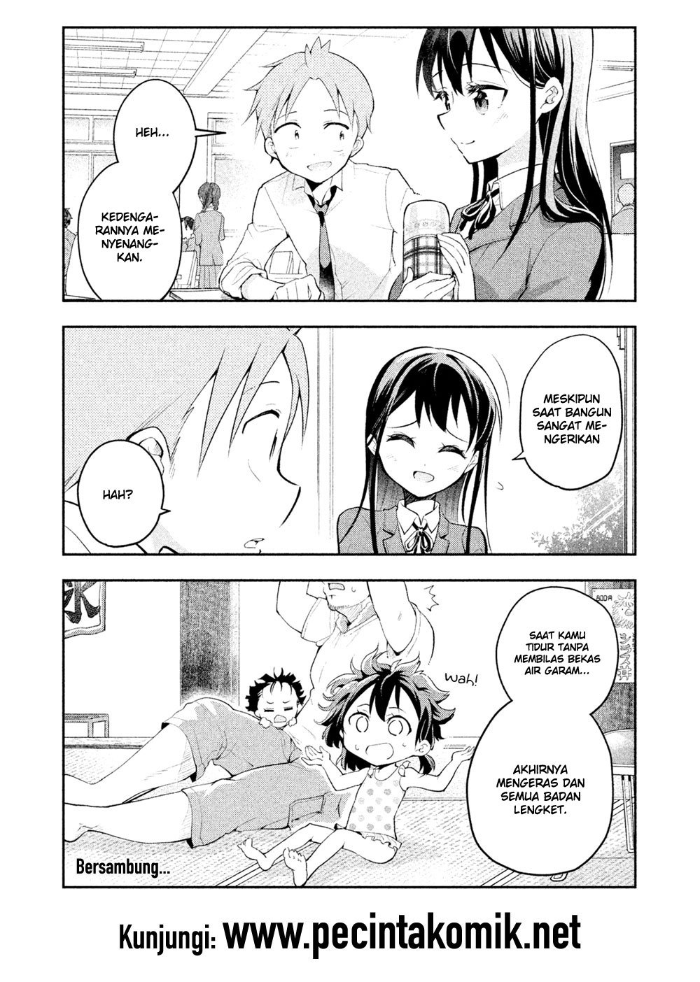 Saeki-san wa Nemutteru Chapter 14 Gambar 17