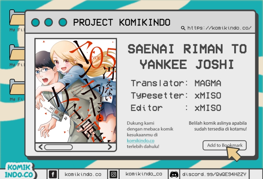 Saenai Riman to Yankee Joshi Kousei Chapter 03 Gambar 1