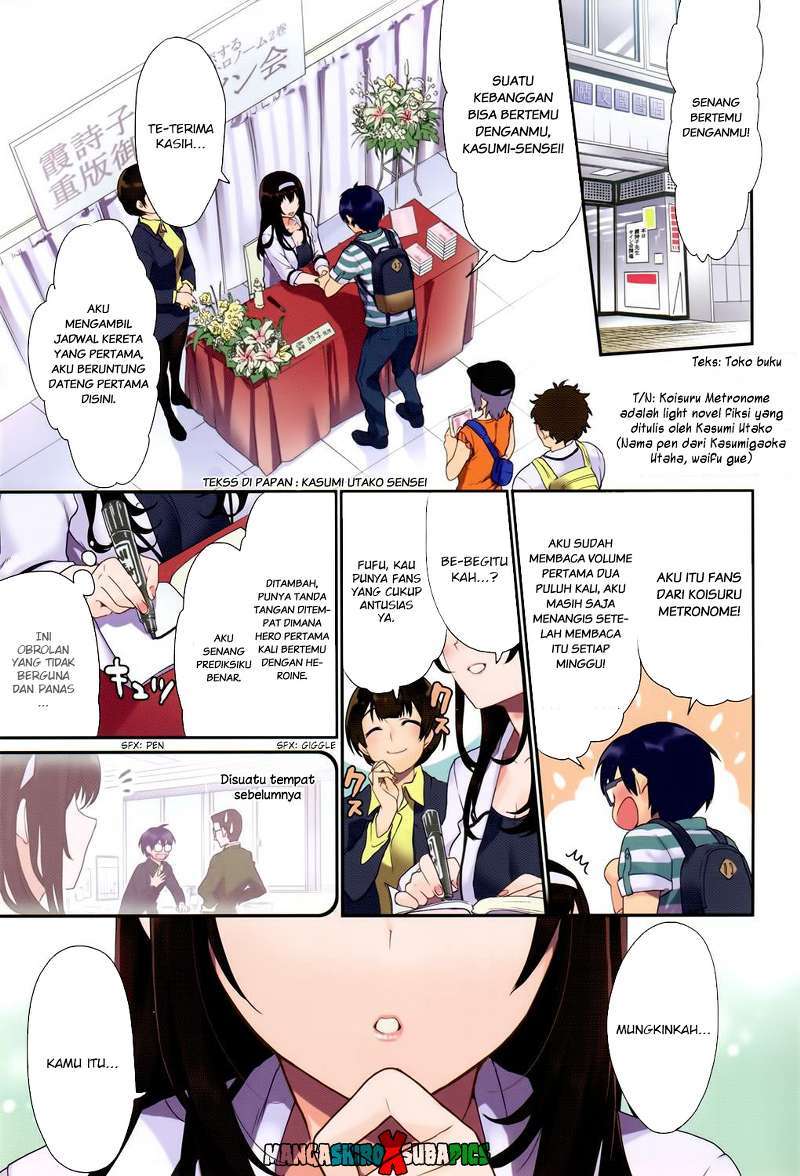 Saenai Heroine no Sodatekata: Koisuru Metronome Chapter 01 Gambar 6