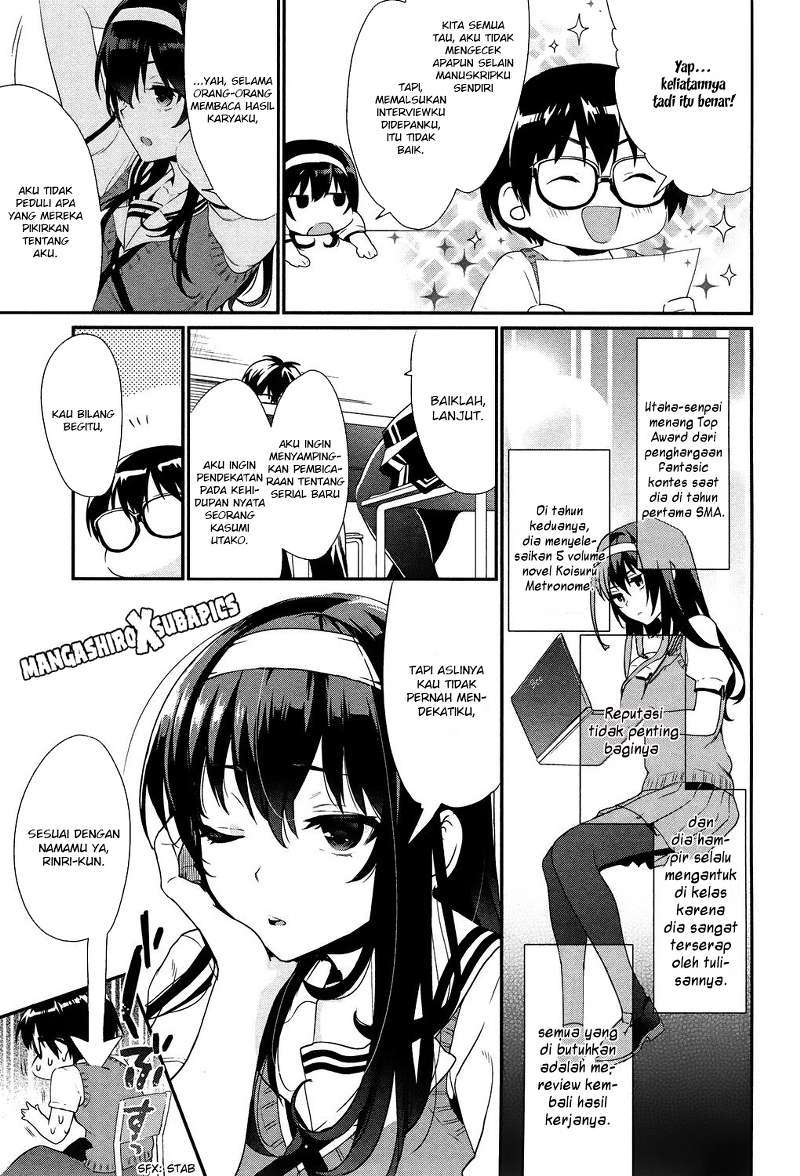 Saenai Heroine no Sodatekata: Koisuru Metronome Chapter 01 Gambar 16