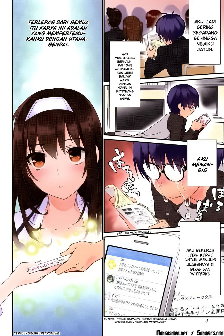 Saenai Heroine no Sodatekata: Koisuru Metronome Chapter 06 Gambar 8