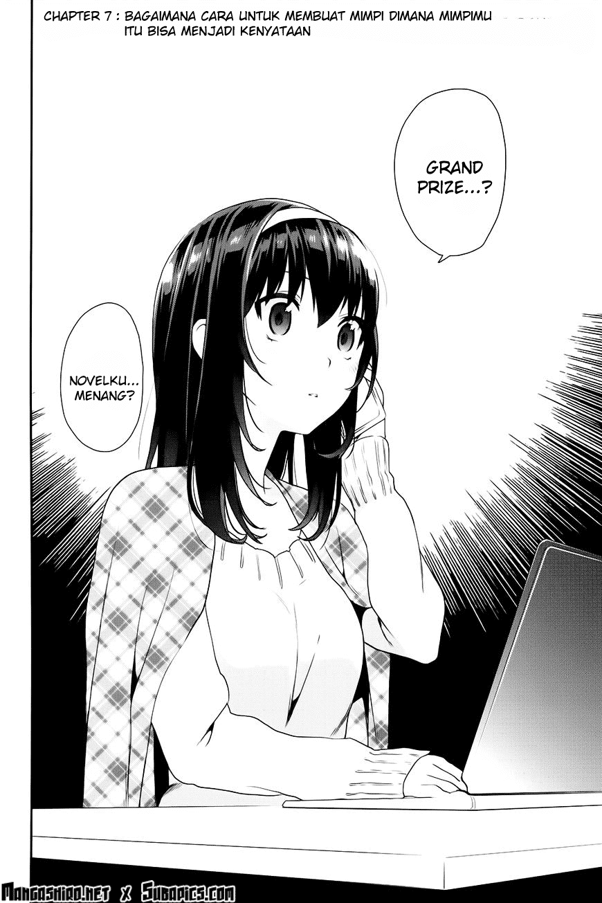 Saenai Heroine no Sodatekata: Koisuru Metronome Chapter 07 Gambar 3