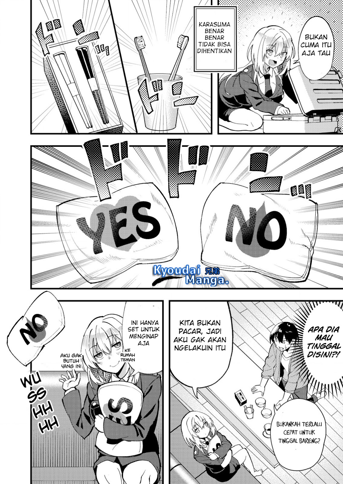 Sagishi to Keisatsukan no Rennai Kyori Chapter 07.2 Gambar 2