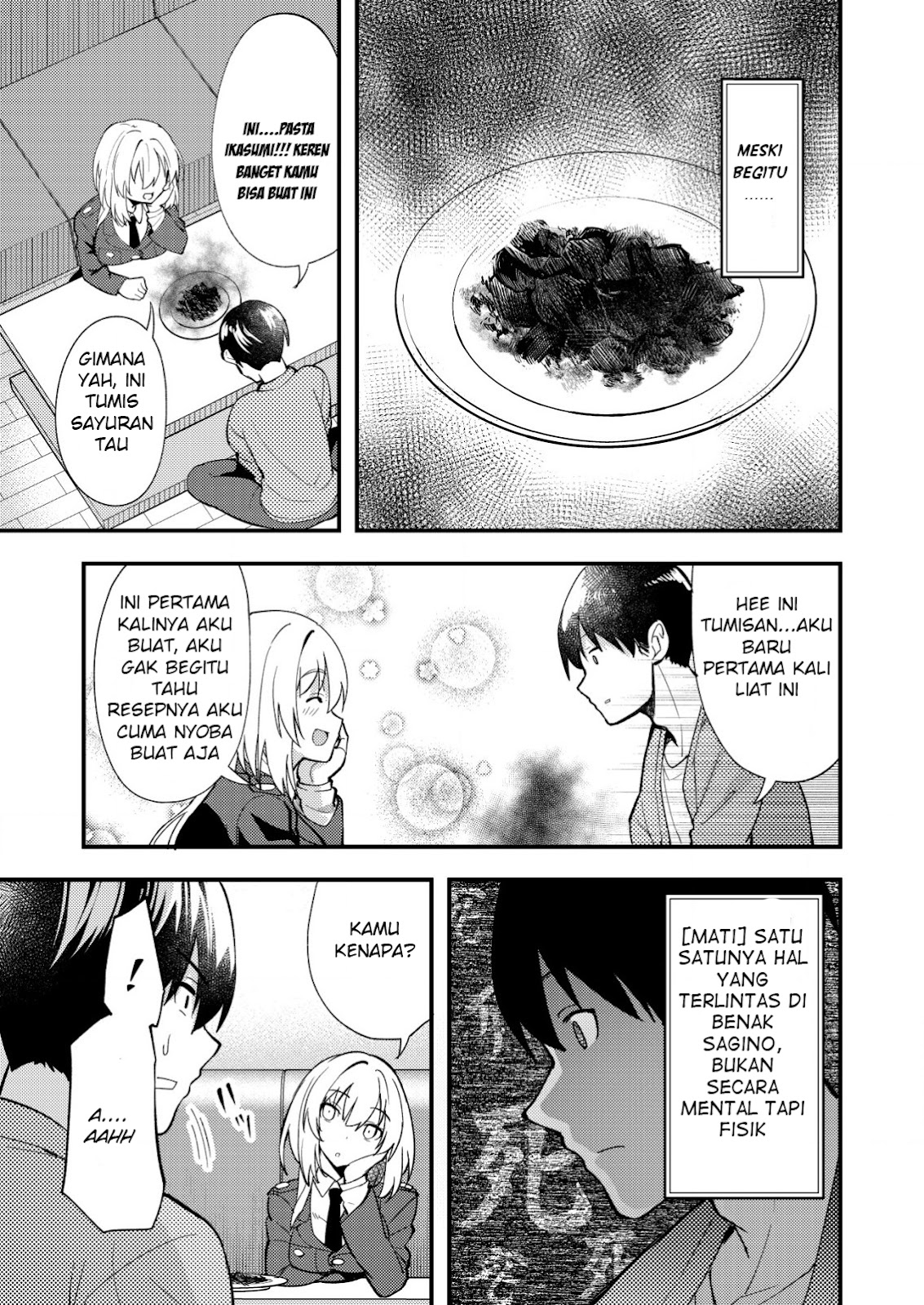 Sagishi to Keisatsukan no Rennai Kyori Chapter 07.2 Gambar 5