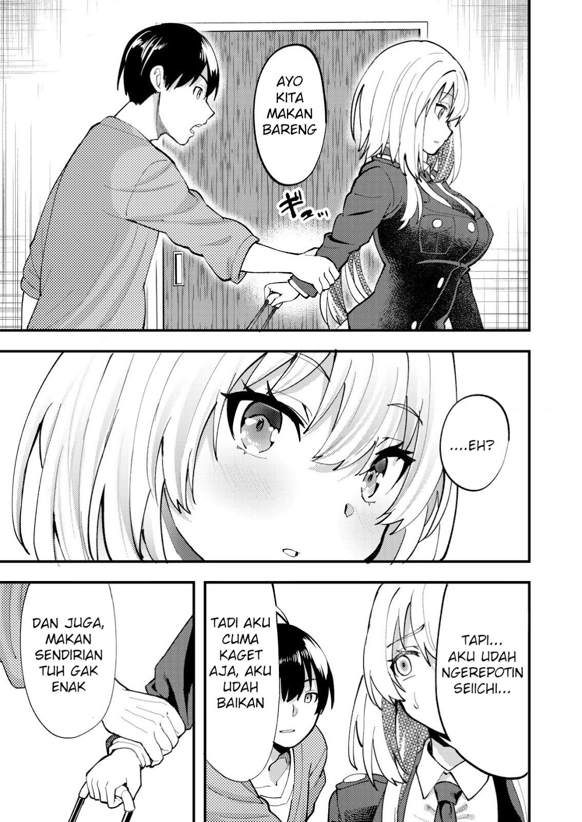 Sagishi to Keisatsukan no Rennai Kyori Chapter 07.2 Gambar 11