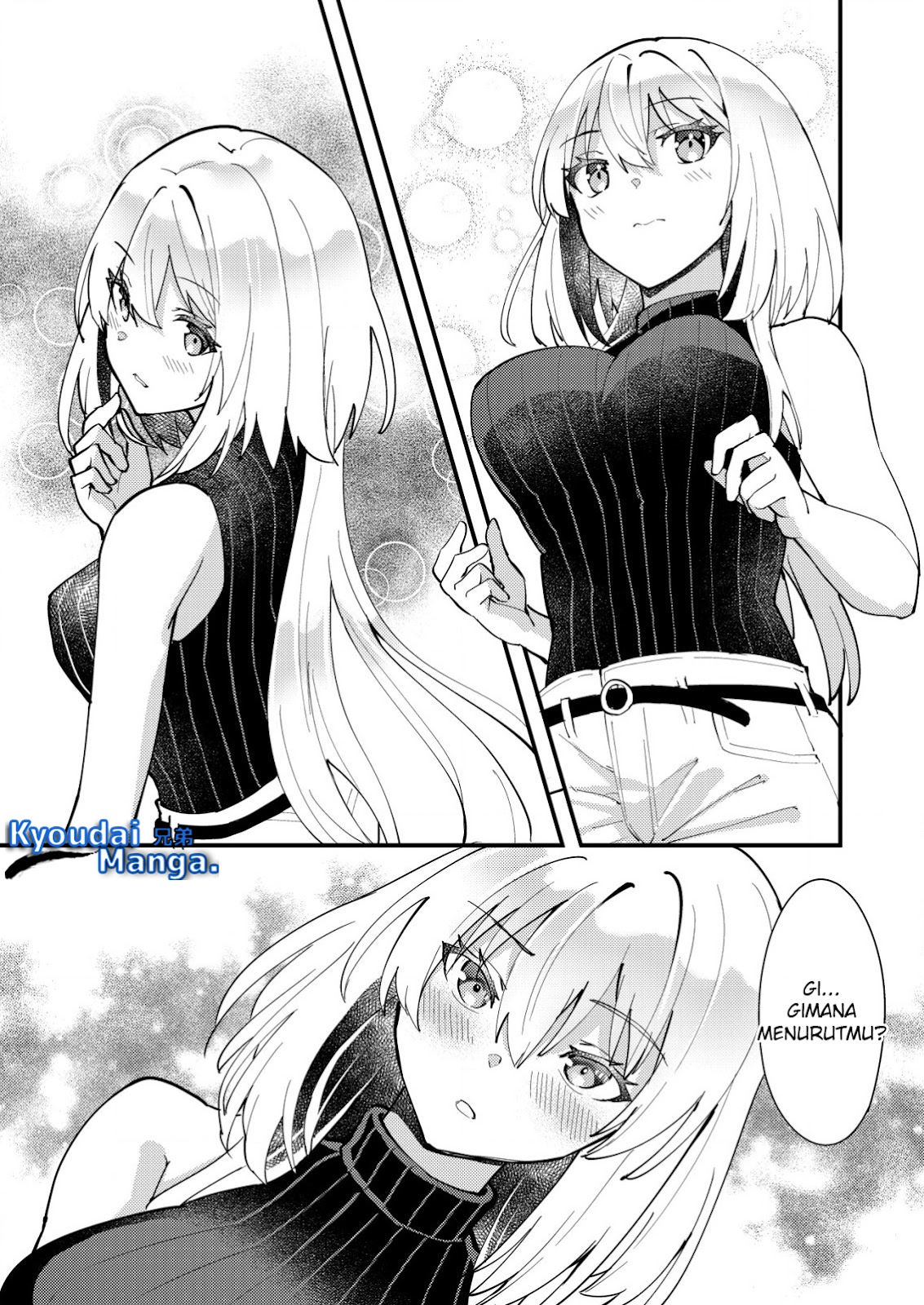 Sagishi to Keisatsukan no Rennai Kyori Chapter 09.1 Gambar 12