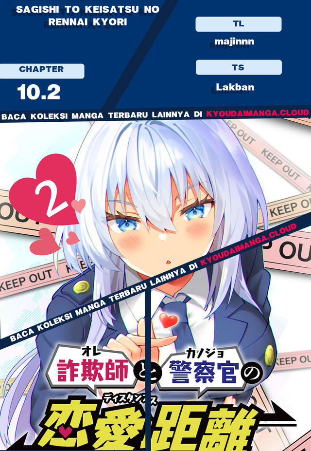 Sagishi to Keisatsukan no Rennai Kyori Chapter 10.2 Gambar 1