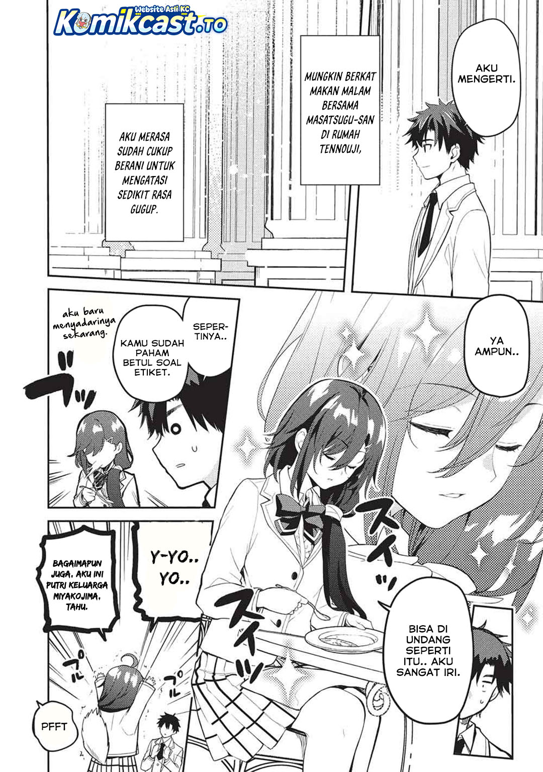 Saijo no Osewa ~Takane no Hana Darakena Meimon Kou de, Gakuin Ichi no Ojou-sama (Seikatsu Noryoku Kaimu) o Kagenagara Osewa suru Koto ni Narimashita~ Chapter 32 Gambar 21