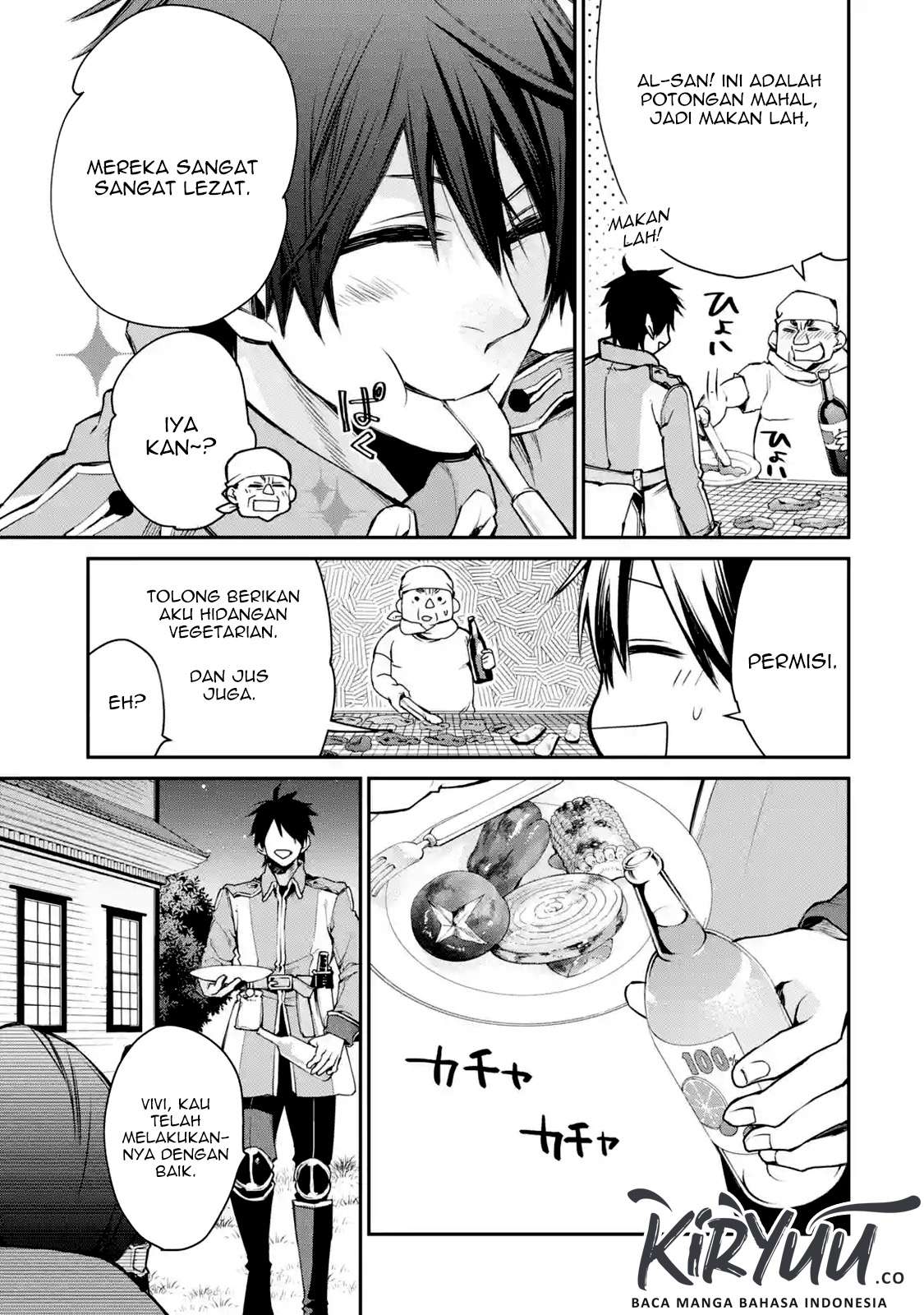 Saikyou no Madoshi. Hisa ni Ya wo Ukete Shimatta no de Inaka no Eihei ni Naru Chapter 07.2 Gambar 13
