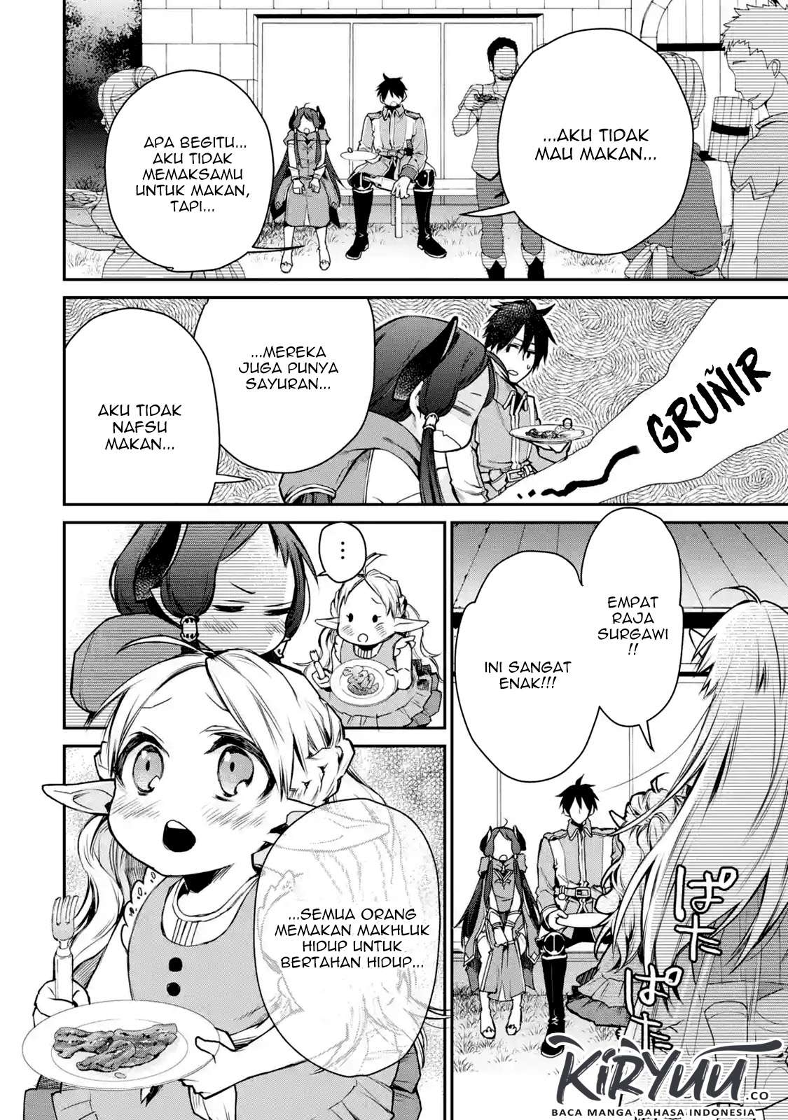 Saikyou no Madoshi. Hisa ni Ya wo Ukete Shimatta no de Inaka no Eihei ni Naru Chapter 07.2 Gambar 14