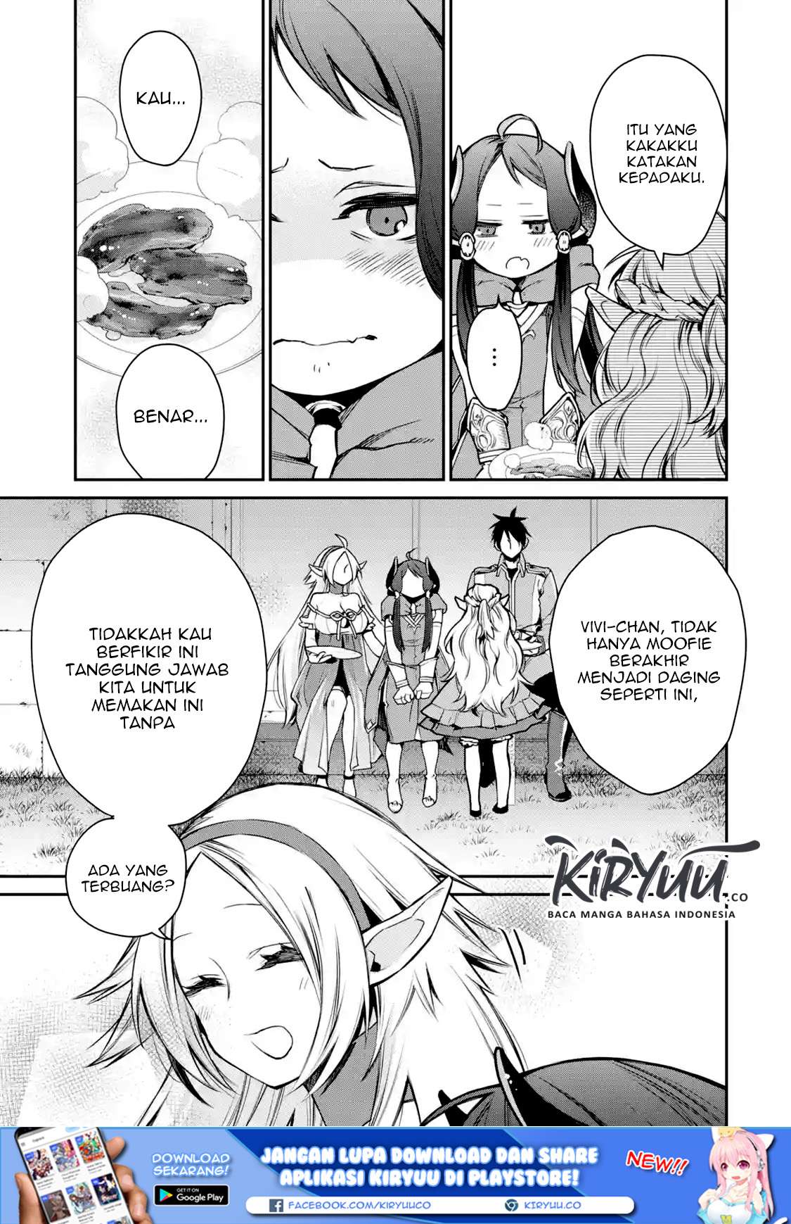 Saikyou no Madoshi. Hisa ni Ya wo Ukete Shimatta no de Inaka no Eihei ni Naru Chapter 07.2 Gambar 15
