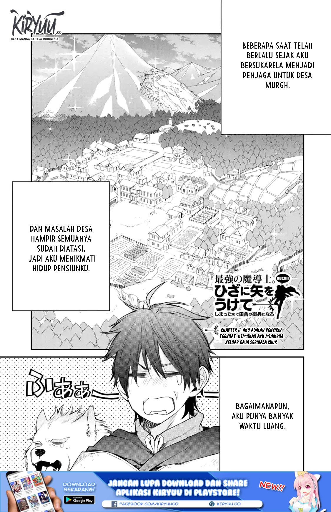 Saikyou no Madoshi. Hisa ni Ya wo Ukete Shimatta no de Inaka no Eihei ni Naru Chapter 11.1 Gambar 2