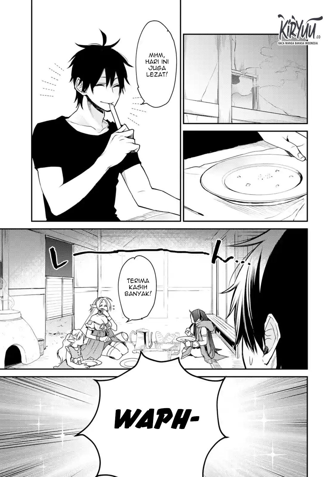 Saikyou no Madoshi. Hisa ni Ya wo Ukete Shimatta no de Inaka no Eihei ni Naru Chapter 11.3 Gambar 4