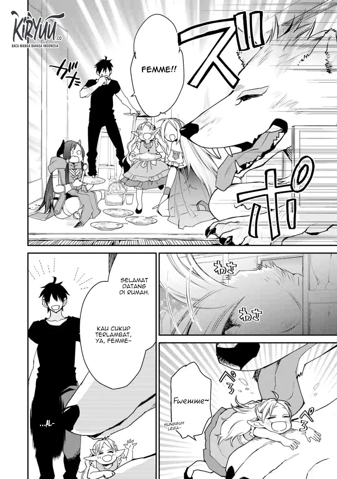 Saikyou no Madoshi. Hisa ni Ya wo Ukete Shimatta no de Inaka no Eihei ni Naru Chapter 11.3 Gambar 5
