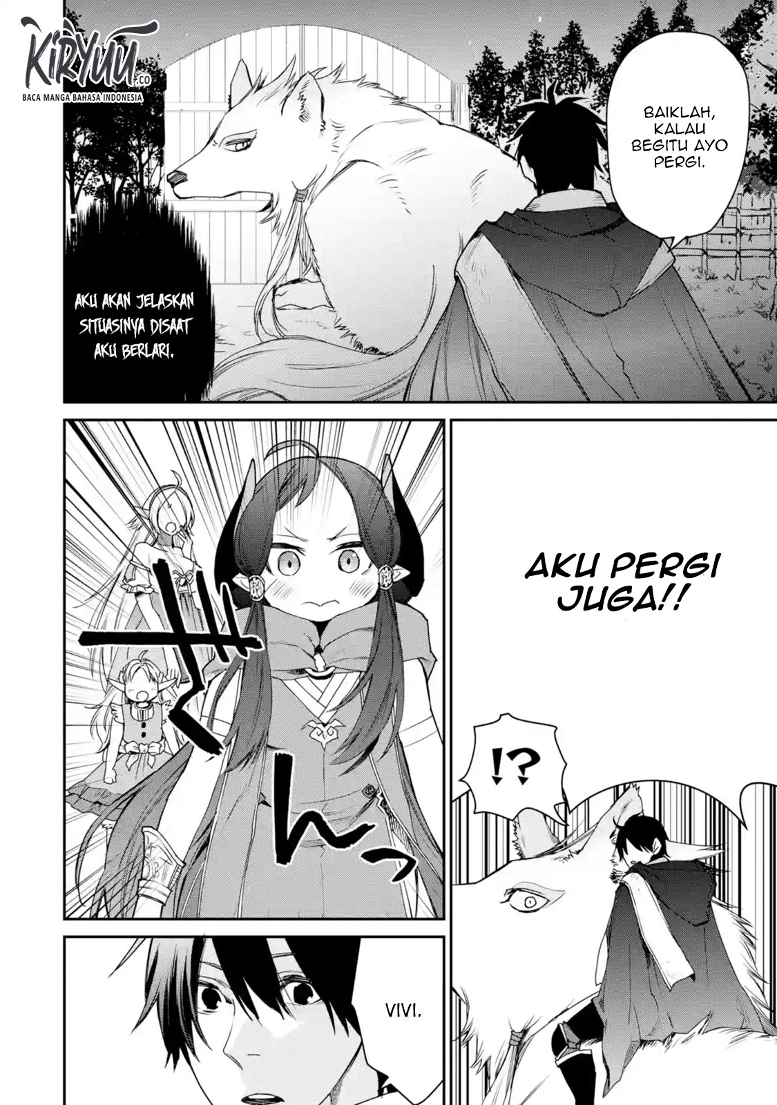 Saikyou no Madoshi. Hisa ni Ya wo Ukete Shimatta no de Inaka no Eihei ni Naru Chapter 11.3 Gambar 8
