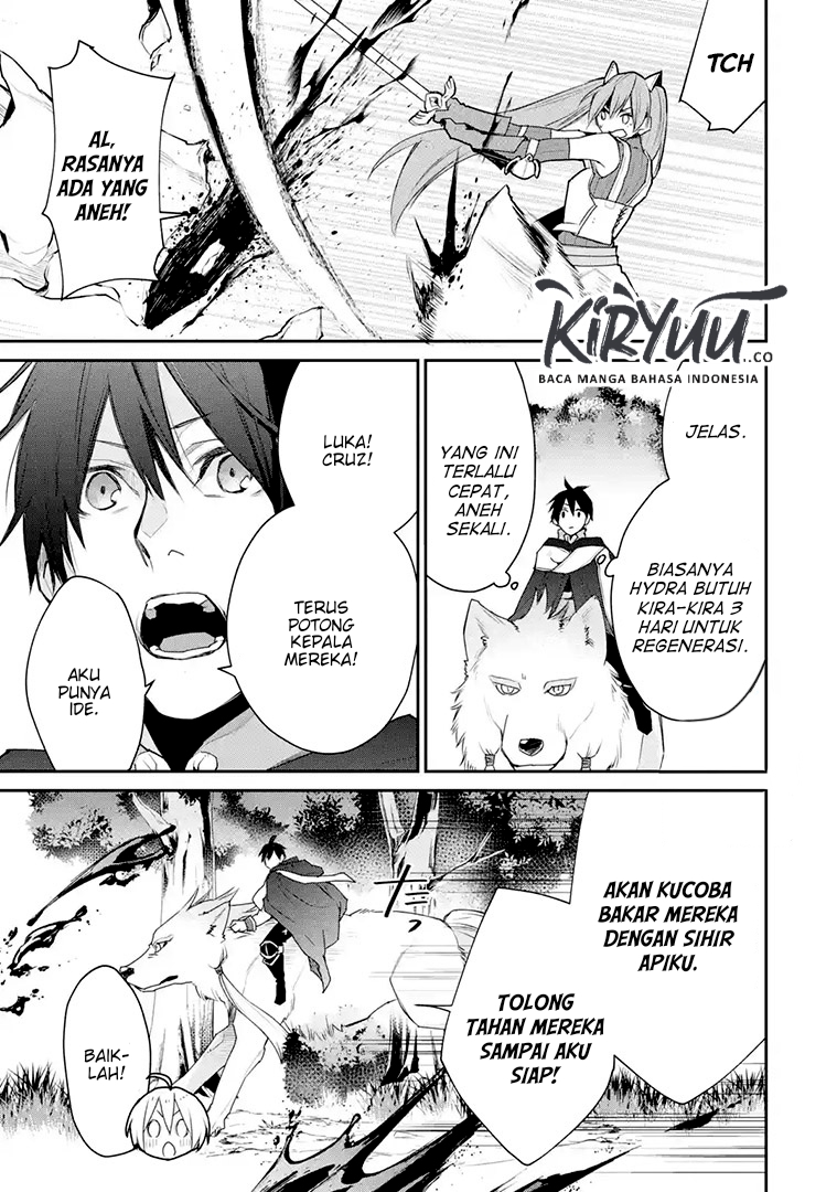 Saikyou no Madoshi. Hisa ni Ya wo Ukete Shimatta no de Inaka no Eihei ni Naru Chapter 17.1 Gambar 12