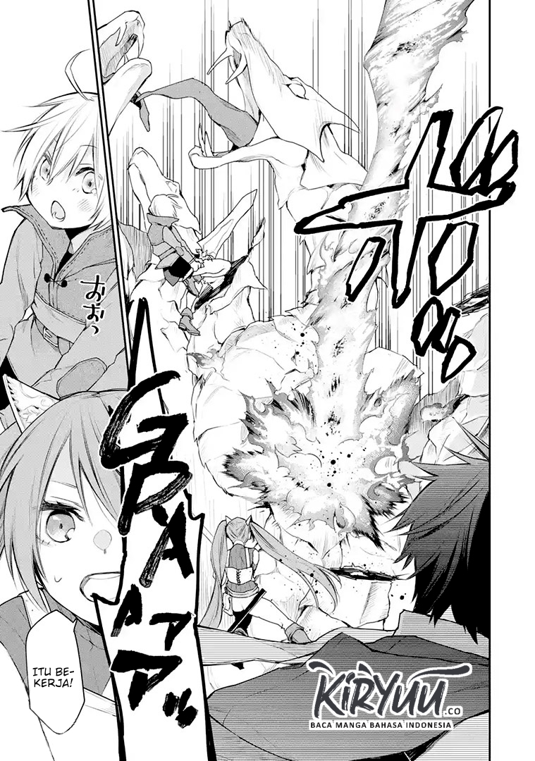 Saikyou no Madoshi. Hisa ni Ya wo Ukete Shimatta no de Inaka no Eihei ni Naru Chapter 17.1 Gambar 14