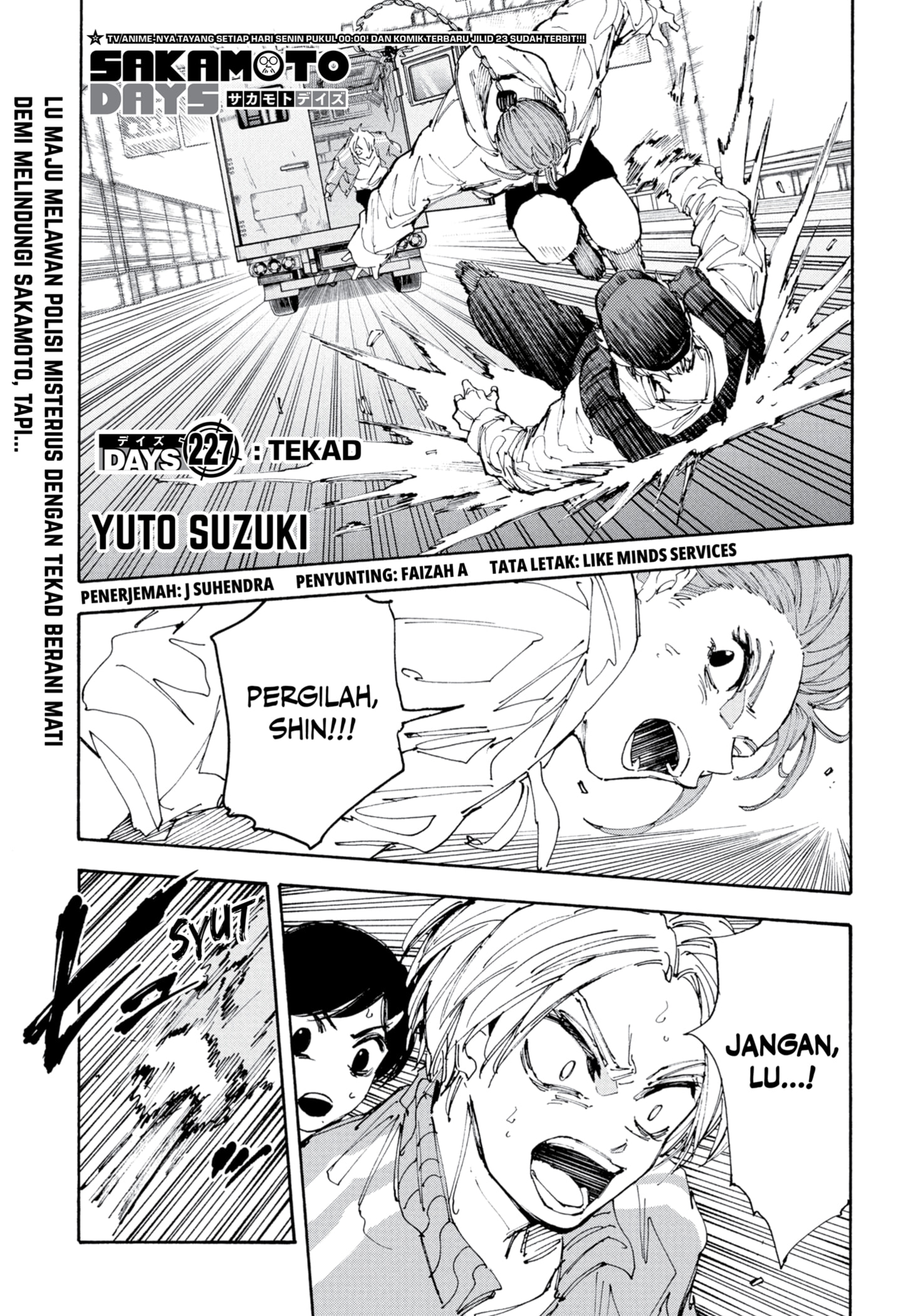 Sakamoto Days Chapter 227 Gambar 1