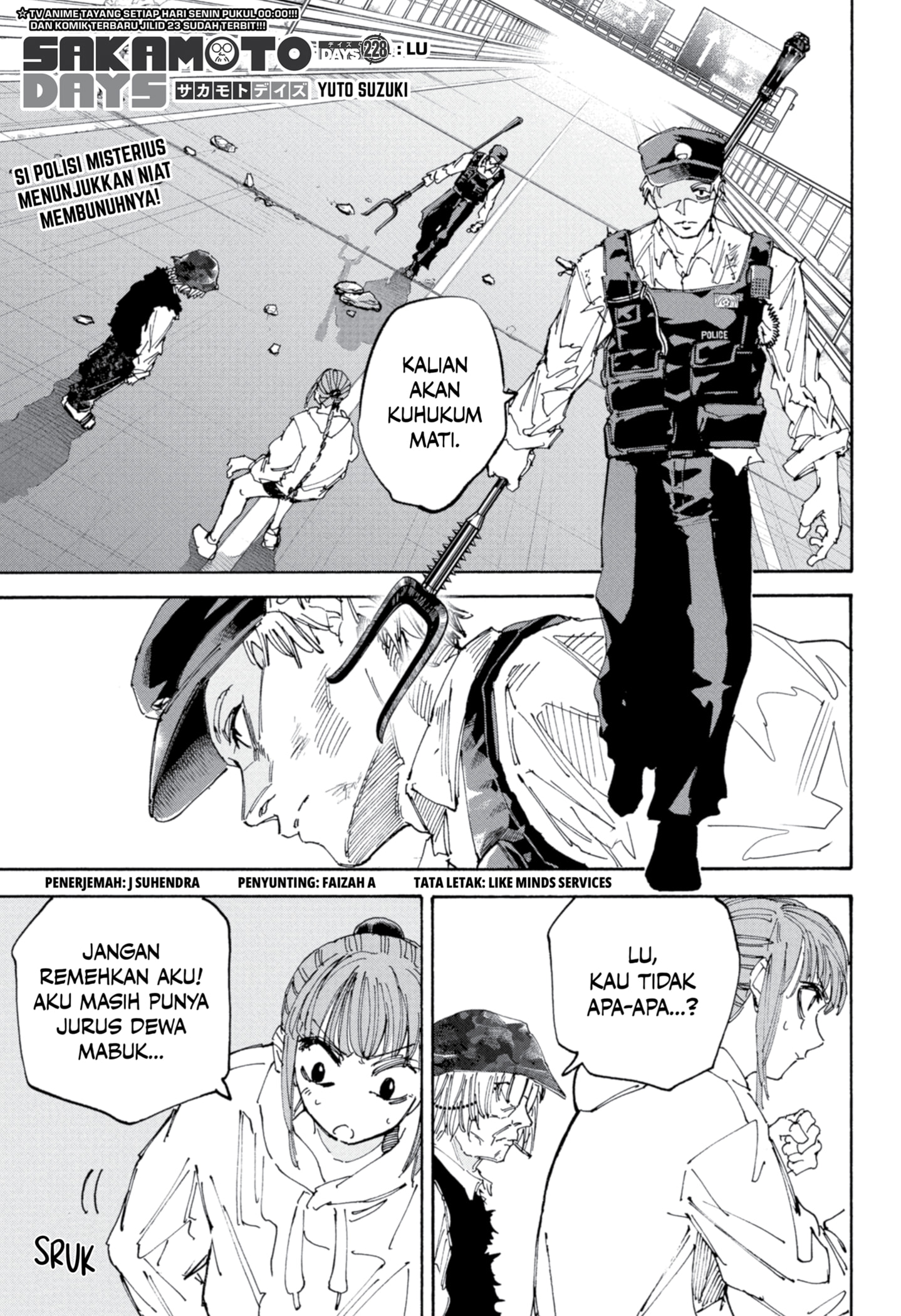 Sakamoto Days Chapter 228 Gambar 1