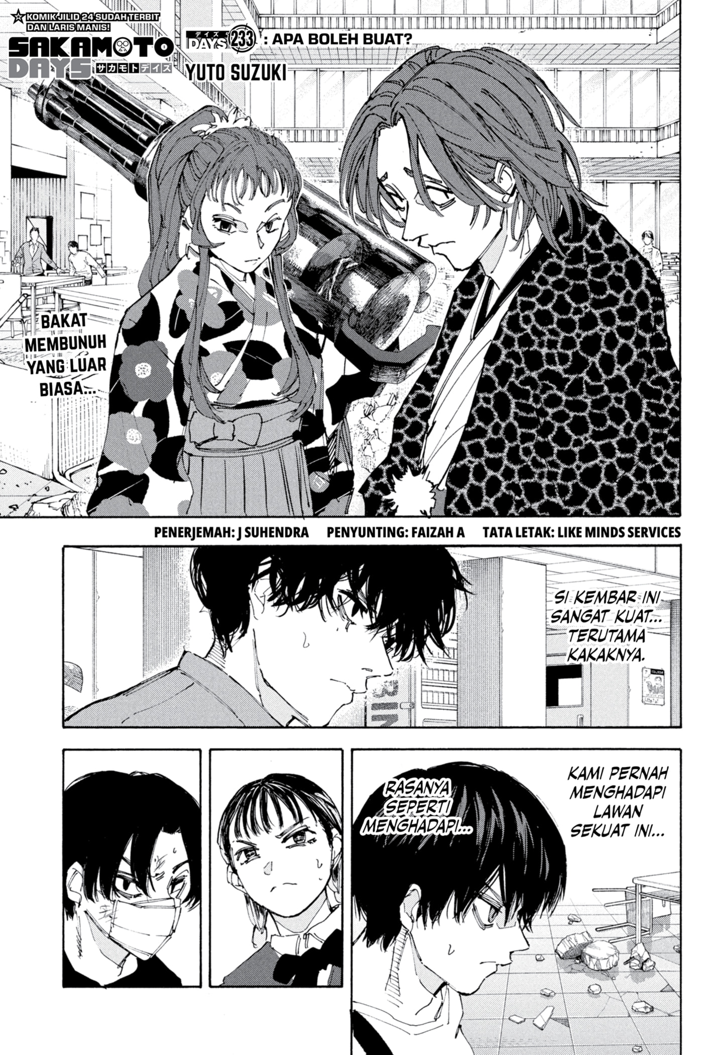 Sakamoto Days Chapter 233 Gambar 1