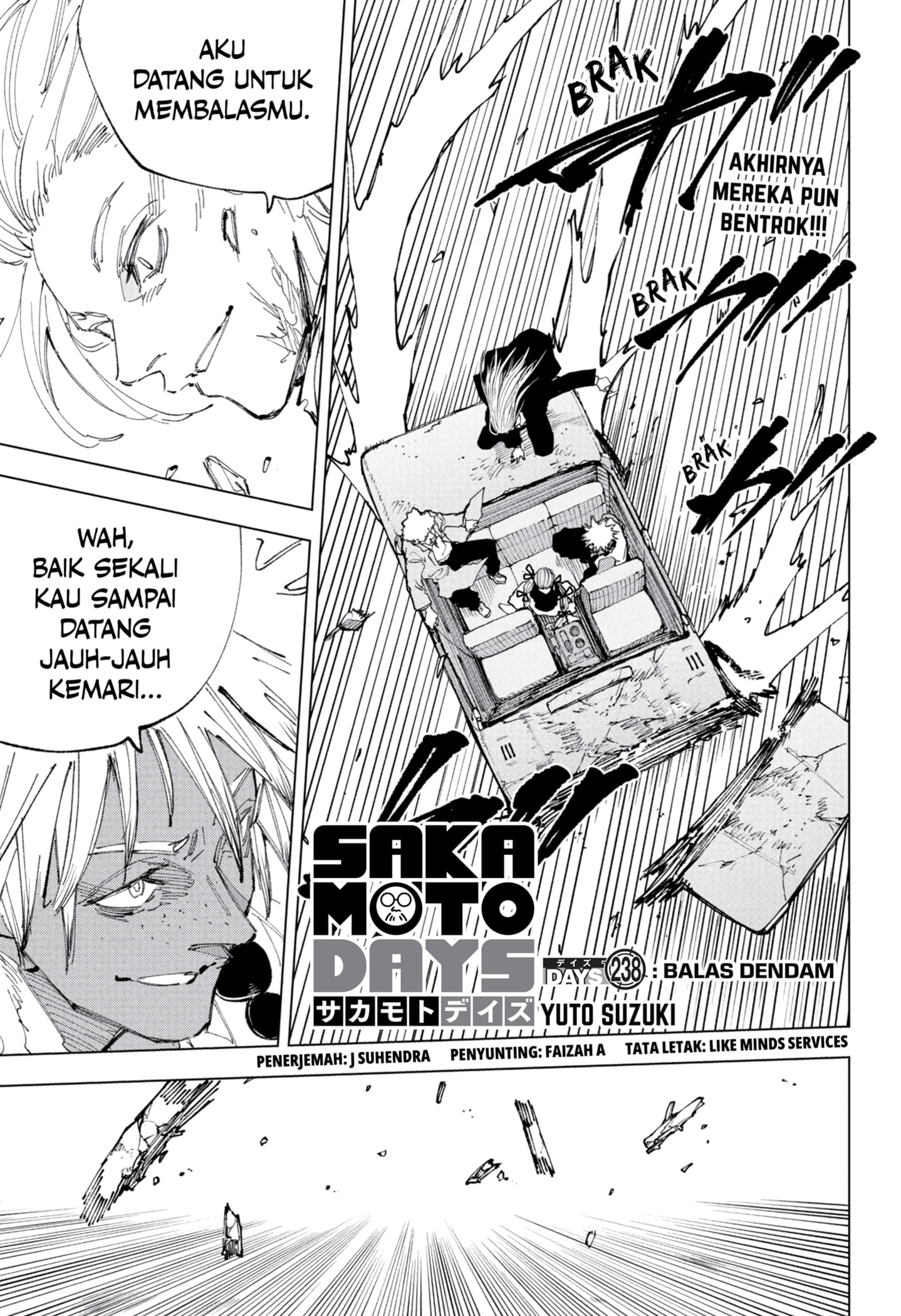 Sakamoto Days Chapter 238 Gambar 1