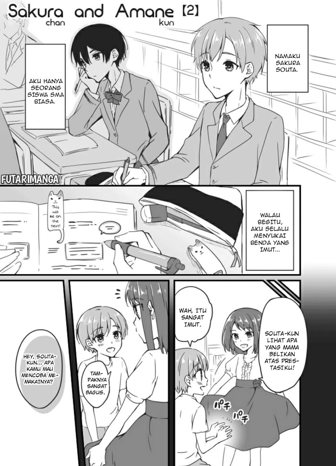 Sakura-chan to Amane-kun Chapter 02 Gambar 2