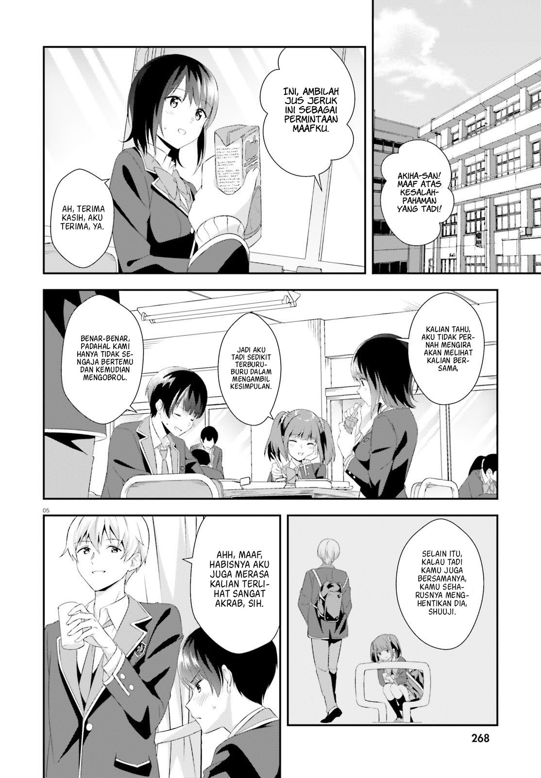 Sankaku no Kyori wa Kagiri nai Zero Chapter 05 Gambar 6