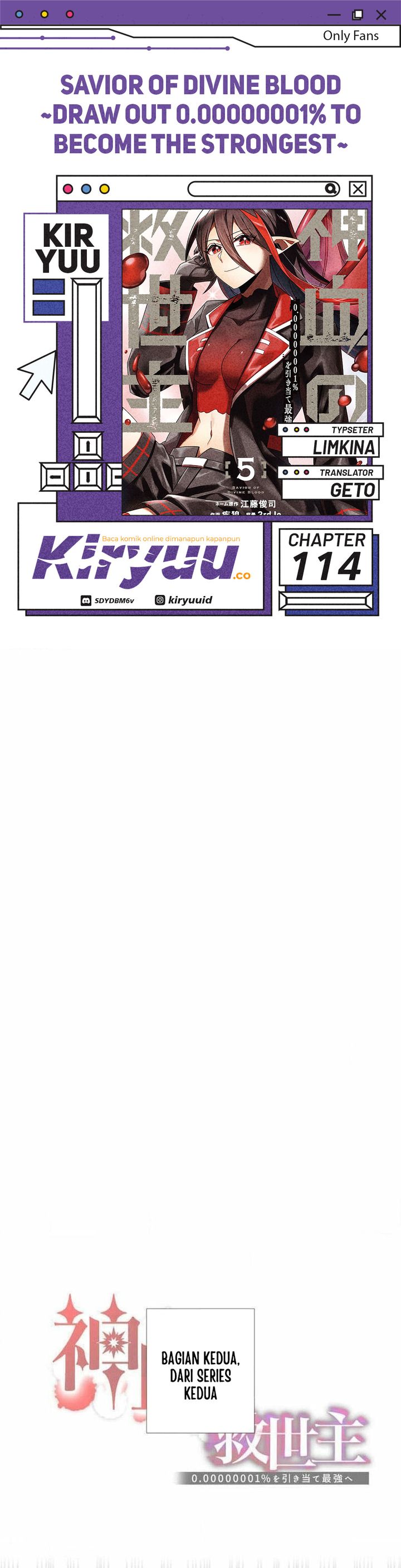 Savior of Divine Blood ~Draw Out 0.00000001% to Become the Strongest~ Chapter 114 Gambar 1