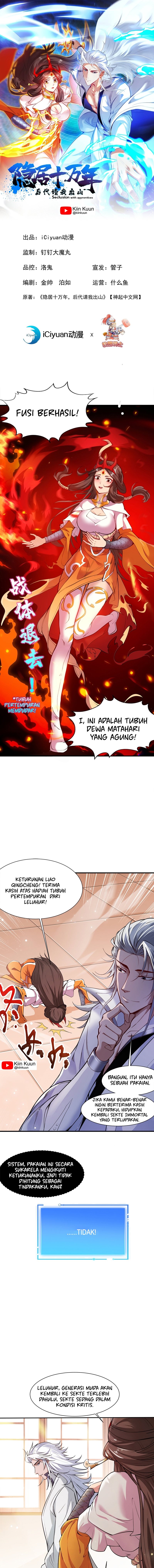 Seclusion With Apprentices (Coming Out Of Seclusion After A Hundred Thousand Years) Chapter 04 Gambar 1