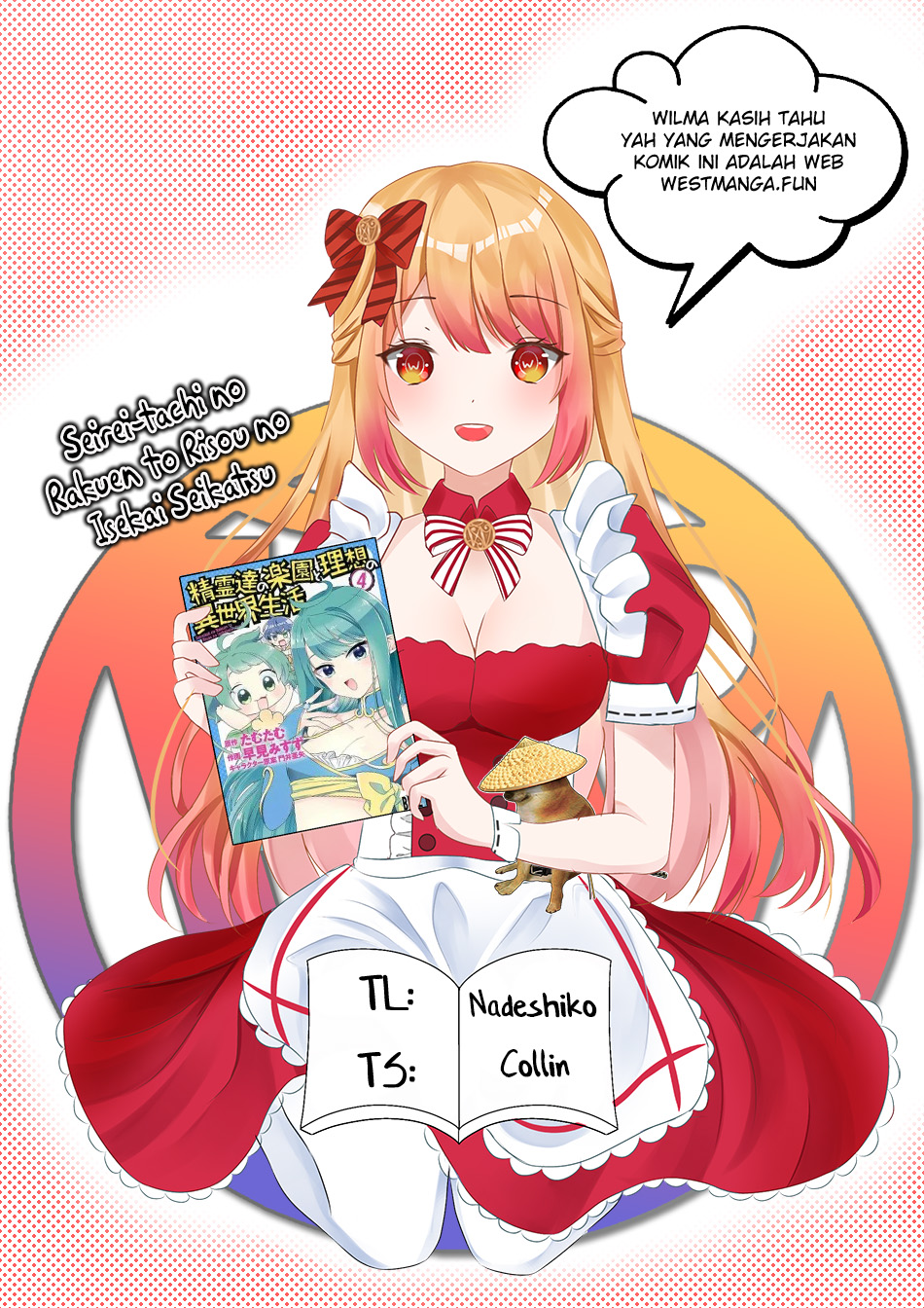 Seirei-tachi no Rakuen to Risou no Isekai Seikatsu Chapter 61 Gambar 4