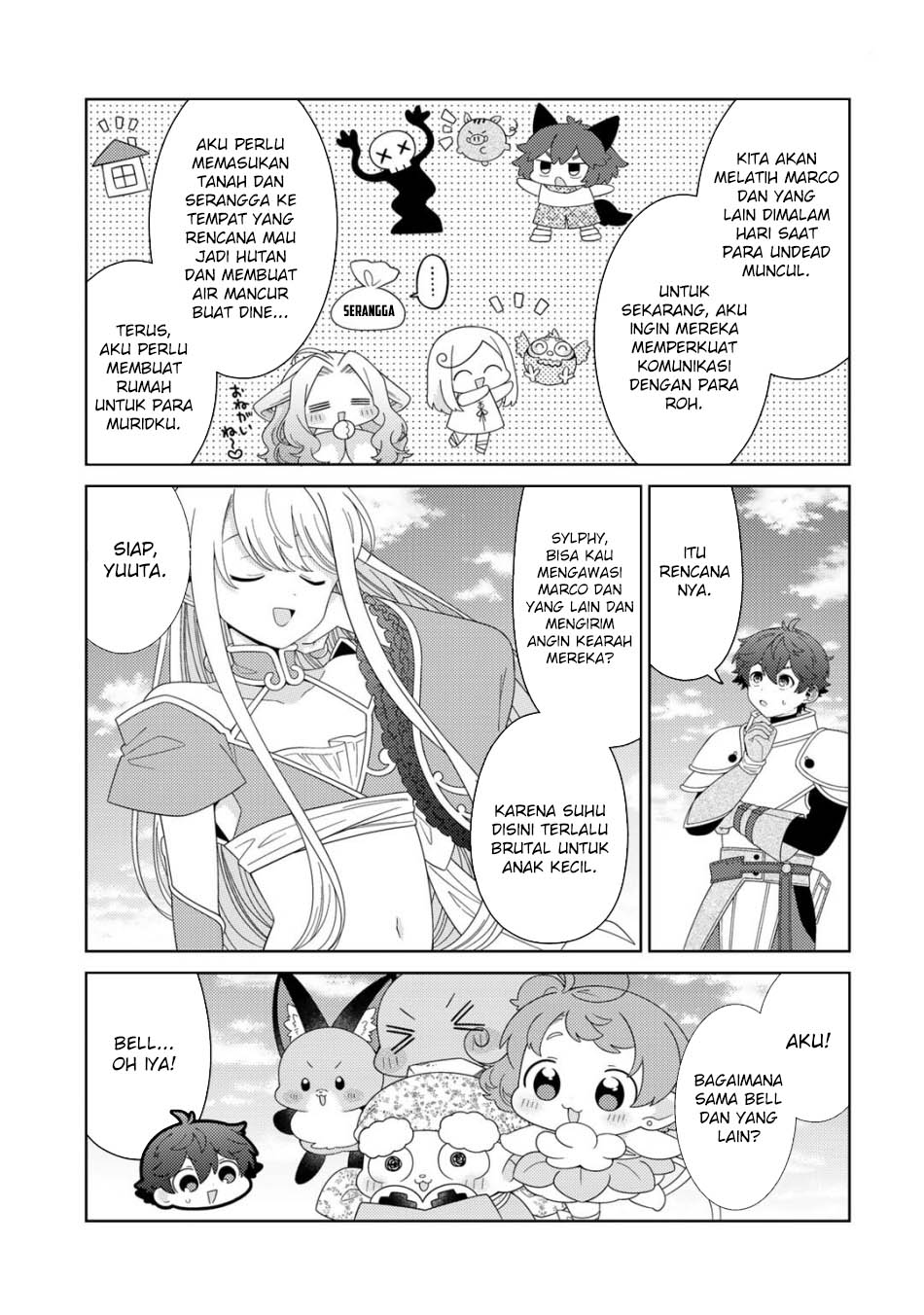 Seirei-tachi no Rakuen to Risou no Isekai Seikatsu Chapter 61 Gambar 5