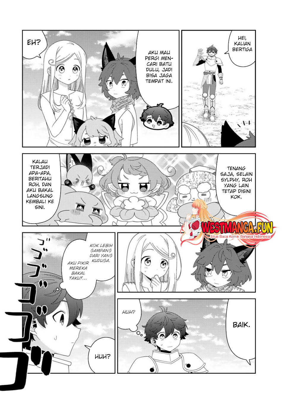 Seirei-tachi no Rakuen to Risou no Isekai Seikatsu Chapter 61 Gambar 8