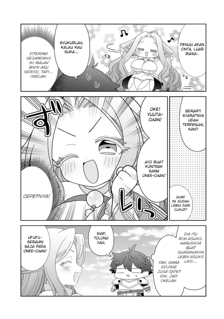 Seirei-tachi no Rakuen to Risou no Isekai Seikatsu Chapter 62 Gambar 16